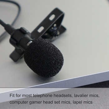 15 τμχ Αντικατάσταση μικροφώνου αφρός μικροφώνου Κάλυμμα ακουστικών παρμπρίζ μικροφώνου Κάλυμμα ακουστικών τηλεφώνου Κάλυμμα μικροφώνου Windshied Headset Foam