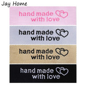 Etichete de cusut din bumbac, 80 de bucăți, etichete din pânză lucrate manual, etichete țesute de artă, artizanat, etichete de cusut pentru îmbrăcăminte de modă pentru tricotat