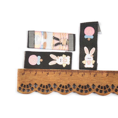 50 ks kreslených štítkov s zajačikom/mrkvou pre deti, tašky, oblečenie, šijacie doplnky, DIY remeselné potreby, ručne vyrobené štítky, domáce dekorácie C3575