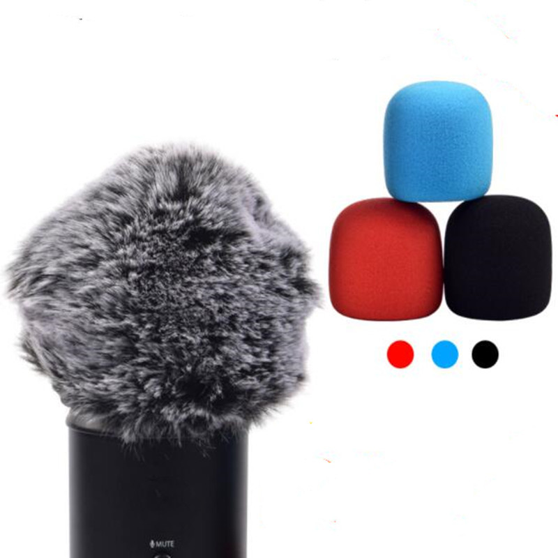 Pjenasti vjetrobran s mikrofonom s pop filterom kompatibilan s Blue Yeti Pro USB mikrofonom, poklopcem za mikrofon koji filtrira neželjene zvukove snimanja