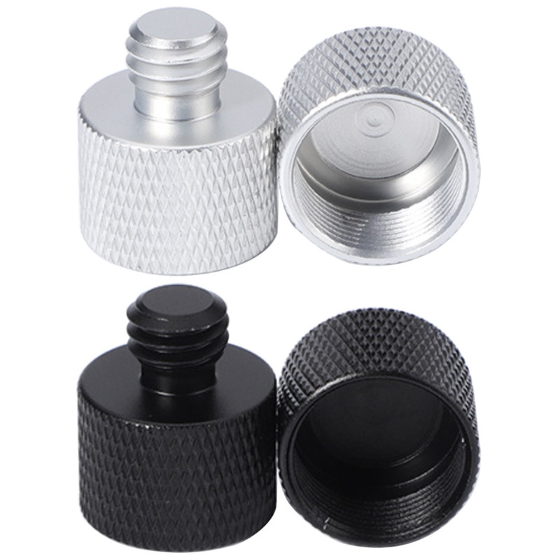2x adapter za stalak za mikrofon 5/8 ženski na 3/8 muški adapter s vijcima za montiranje na stativ Kombinirani paket za nosač i stalak za mikrofon