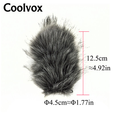 Pulover rezistent la vânt pentru interviu Microfon Cameră în aer liber Film și televiziune Fotografiere Microfon blană Parbriz Capac manșon