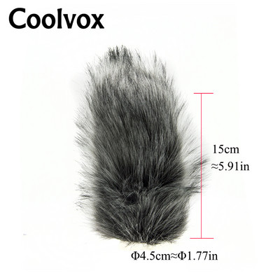 Pulover rezistent la vânt pentru interviu Microfon Cameră în aer liber Film și televiziune Fotografiere Microfon blană Parbriz Capac manșon