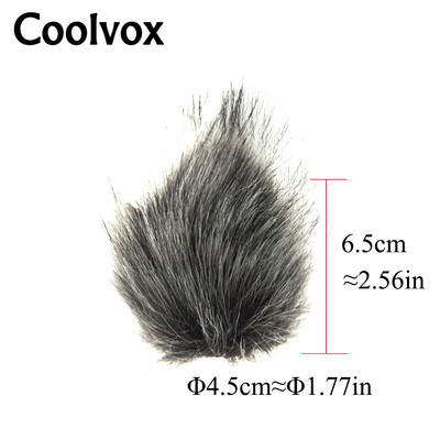 Pulover rezistent la vânt pentru interviu Microfon Cameră în aer liber Film și televiziune Fotografiere Microfon blană Parbriz Capac manșon