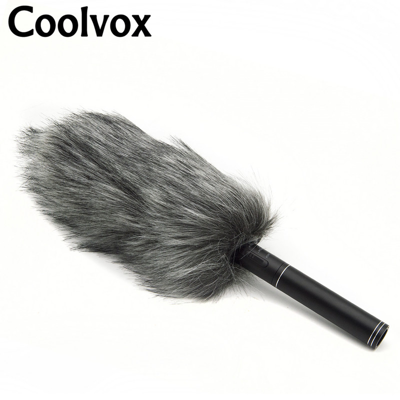 Pulover rezistent la vânt pentru interviu Microfon Cameră în aer liber Film și televiziune Fotografiere Microfon blană Parbriz Capac manșon