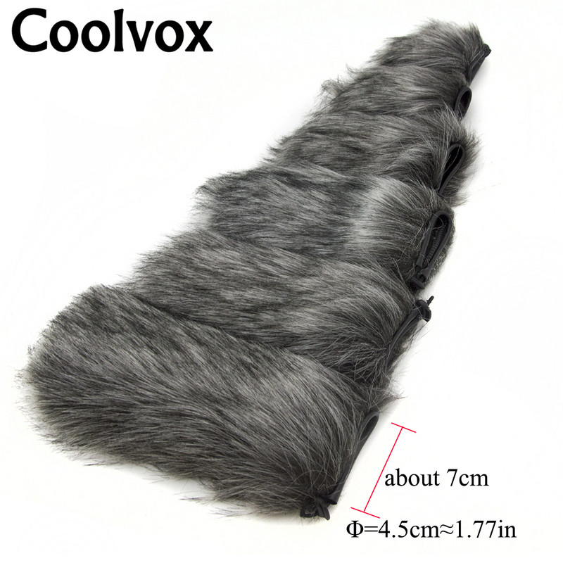 Pulover rezistent la vânt pentru interviu Microfon Cameră în aer liber Film și televiziune Fotografiere Microfon blană Parbriz Capac manșon