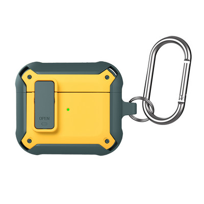 Armor Switch Защитен капак за Airpods 3 Case 2021 TPU PC капак за слушалки за Apple Airpods Pro 1 2 3 Case Слушалки Ключодържател