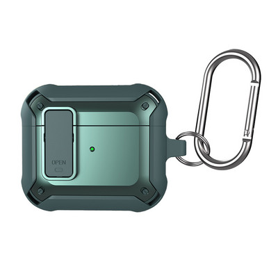 Armor Switch Защитен капак за Airpods 3 Case 2021 TPU PC капак за слушалки за Apple Airpods Pro 1 2 3 Case Слушалки Ключодържател