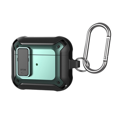Armor Switch Защитен капак за Airpods 3 Case 2021 TPU PC капак за слушалки за Apple Airpods Pro 1 2 3 Case Слушалки Ключодържател