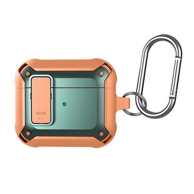 Armor Switch Защитен капак за Airpods 3 Case 2021 TPU PC капак за слушалки за Apple Airpods Pro 1 2 3 Case Слушалки Ключодържател