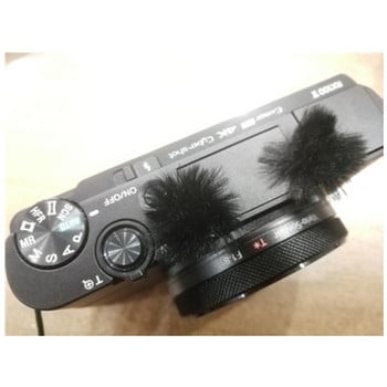 10PCS Dead Cat Micromuff оригиналният ауспух за вятър за SonyDSCRx100 RX100IV RX100M5 капак за микрофон за серия от Sony