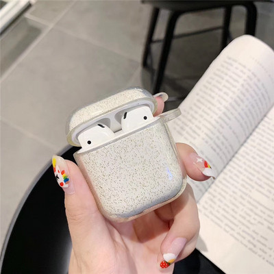Luxury Bling Glitter Clear Θήκη ακουστικών για Airpods Pro 2 Ασύρματο κάλυμμα ακουστικών για Air Pods 3 2 1 Ακουστικά Μαλακό Κουτί σιλικόνης