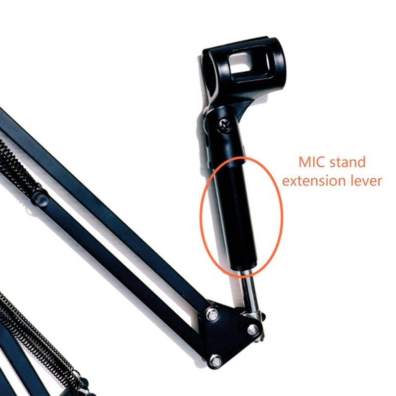 2 paketa Produžna cijev za stalak za mikrofon 5/8 inča ženski na 5/8 muški za stolne stalke Amortizeri odgovaraju većini mikrofona