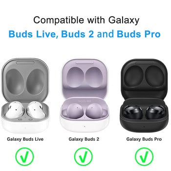 Луксозен калъф за слушалки за Samsung Galaxy Buds Pro Live 2 Case Switch Buckle Armor Cover за Galaxy Buds 2 Live Pro Earpods Fundas