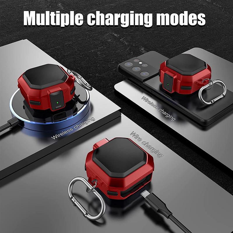 Luksuzna torbica za slušalice za Samsung Galaxy Buds Pro Live 2 Case Switch Buckle Armor Cover za Galaxy Buds 2 Live Pro Earpods Fundas