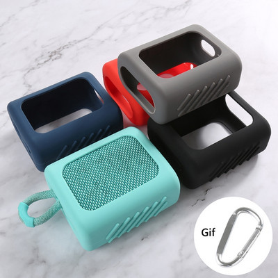 Прахоустойчив силиконов калъф Защитен капак Shell Anti-fall Speaker Case за JBL GO 3 GO3 Bluetooth аксесоари за високоговорители