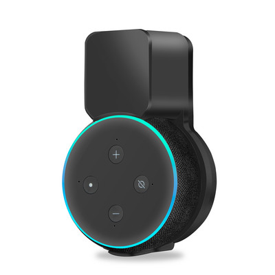 Държач за стенен монтаж Echo Dot, закачалка за високоговорител Аксесоари за пестене на място Вградено управление на кабела за високоговорител Echo Dot 3 САЩ ЕС UK Щепсел