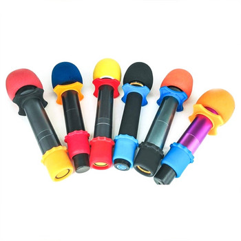Пръстен против преобръщане за ръчен микрофон Противоплъзгащ се удароустойчив капак на микрофона Противоплъзгащи се ръкави Защита на микрофона KTV