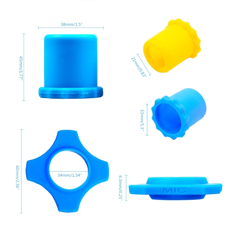 Prsten protiv kotrljanja za ručni mikrofon Protuklizni poklopac mikrofona otporan na udarce Protuklizni rukavi Zaštita KTV mikrofona