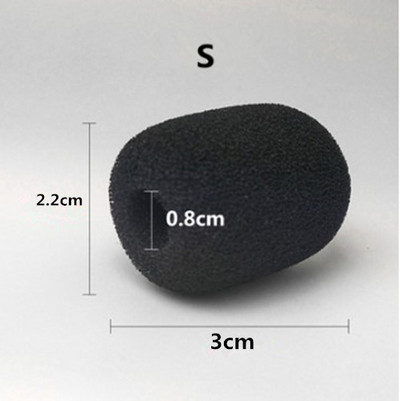 Zamjena štitnika za mikrofon od 60 komada, spužvaste navlake za vjetrobransko staklo za mikrofon na reveru