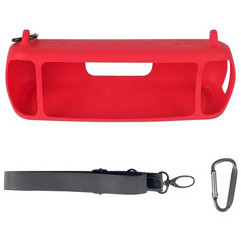 Najnovija putna silikonska maska s karabinerom za remenje za Anker Soundcore Motion+ bežični zvučnik kompatibilan s Bluetoothom