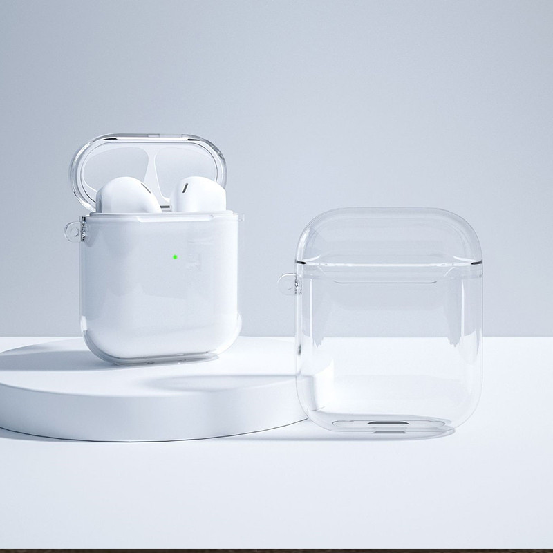 Silikoninis skaidrus dėklas, skirtas Apple Airpods 1 2 3 dangtelis ausinių dėklas Airpods Pro Apsauginis dėklas, skirtas Air pods 3 2 1 Pro Cover