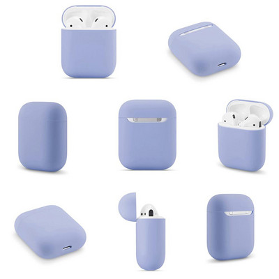 Ultra-tanke silikonske futrole za Apple AirPods 2 Generation bežične slušalice Zaštitna kutija za Air Pods 1 Case Dodaci