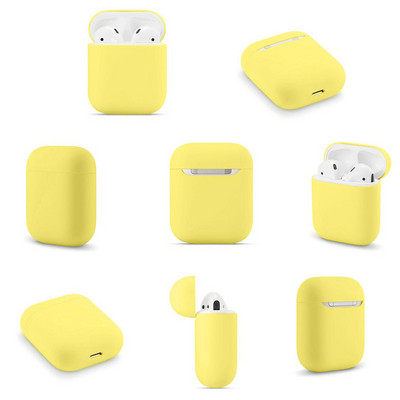 Ultra-tanke silikonske futrole za Apple AirPods 2 Generation bežične slušalice Zaštitna kutija za Air Pods 1 Case Dodaci