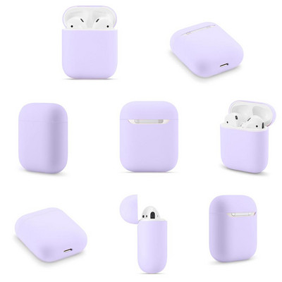 Ultra-tanke silikonske futrole za Apple AirPods 2 Generation bežične slušalice Zaštitna kutija za Air Pods 1 Case Dodaci