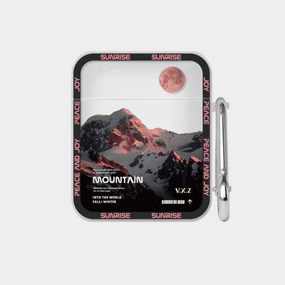 Modna silikonska torbica Snow Mountain Moon za Apple Air Pods 1 2 Pro 2nd Bag Dodatna oprema za bežične slušalice Navlaka za Airpod 3 Box