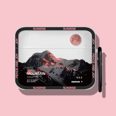 Modna silikonska torbica Snow Mountain Moon za Apple Air Pods 1 2 Pro 2nd Bag Dodatna oprema za bežične slušalice Navlaka za Airpod 3 Box