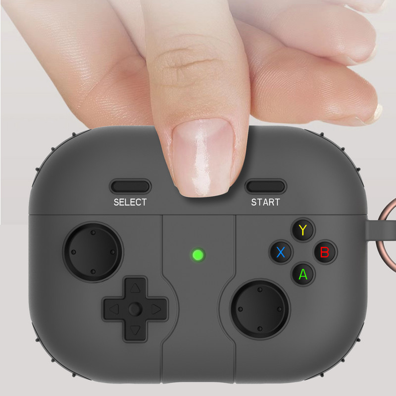 2022 új tok Airpods Pro 2 3D Gamepad Gameboy air pods pro 2022 fülhallgató-tartozékok Puha védőtok Airpods pro2-hez