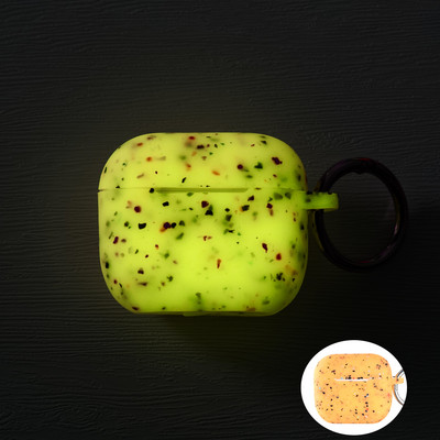 Éjszakai fluoreszkáló világító fülhallgató-tok AirPods Pro-hoz 1 2 3 Bluetooth-fülhallgató-tok AirPods-hoz 1 2 3. Borító Az AirPods Pro-hoz