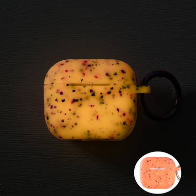 Éjszakai fluoreszkáló világító fülhallgató-tok AirPods Pro-hoz 1 2 3 Bluetooth-fülhallgató-tok AirPods-hoz 1 2 3. Borító Az AirPods Pro-hoz