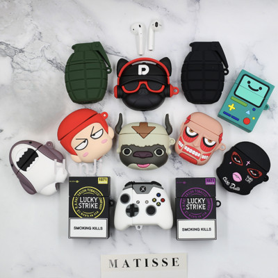 Husă pentru căști cu desene animate 3D pentru AirPods Pro Cutie pentru căști Bluetooth pentru AirPods 1 2 3-a Accesorii pentru capacul pentru cramofon nou Husă pentru cuplu
