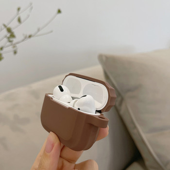 Калъф Fashion Chocolate Khaki за Apple Airpods Pro 3 Case Силиконов калъф за слушалки за Airpods 3 3-то поколение air pod 2 1 Case