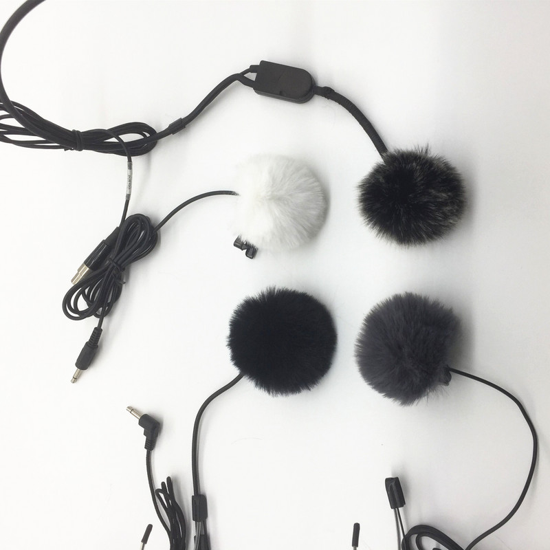 Dead Cat univerzális Lavalier mikrofon Furry szélvédő szőrme szélvédő szélvédő puha D11 RODE BOYA lapel Lavalier mikrofonhoz