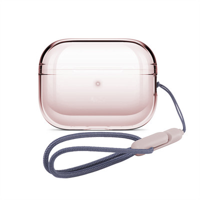 2022-es ÚJ tokpánt az Airpods Pro-hoz 2. generációs Apple Air Pods Pro 2-tokhoz, kiváló minőségű akasztókötél színes borítással