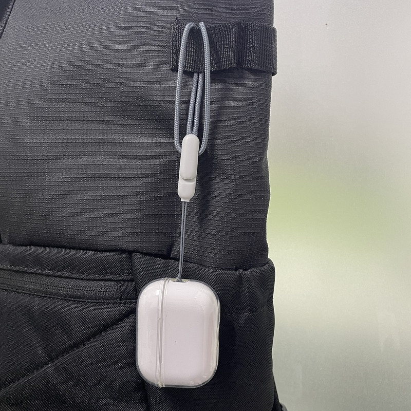 2022-es ÚJ tokpánt az Airpods Pro-hoz 2. generációs Apple Air Pods Pro 2-tokhoz, kiváló minőségű akasztókötél színes borítással