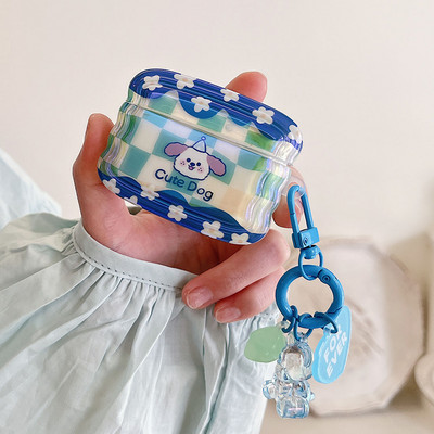 INS Heart Windmil fejhallgató tok AirPodshoz AirPod 2 3 tok aranyos medve színes gyöngyök medál puha szilikon tok AirPods Pro-hoz