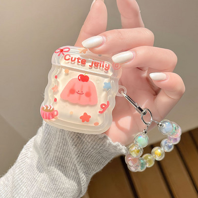 INS Heart Windmil fejhallgató tok AirPodshoz AirPod 2 3 tok aranyos medve színes gyöngyök medál puha szilikon tok AirPods Pro-hoz