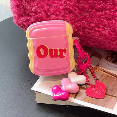 INS Heart Windmil fejhallgató tok AirPodshoz AirPod 2 3 tok aranyos medve színes gyöngyök medál puha szilikon tok AirPods Pro-hoz