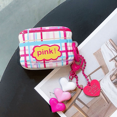 INS Heart Windmil fejhallgató tok AirPodshoz AirPod 2 3 tok aranyos medve színes gyöngyök medál puha szilikon tok AirPods Pro-hoz