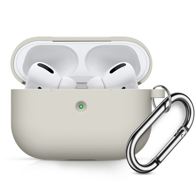 Za AirPods Pro kućište Bežične Bluetooth slušalice Zaštitna za AirPods Pro Silikonski poklopac Dodaci za slušalice s karabinerom