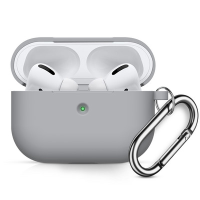 Za AirPods Pro kućište Bežične Bluetooth slušalice Zaštitna za AirPods Pro Silikonski poklopac Dodaci za slušalice s karabinerom