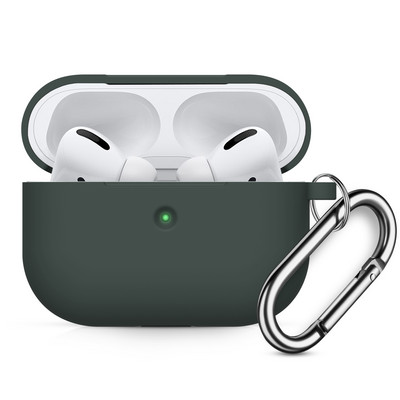 Za AirPods Pro kućište Bežične Bluetooth slušalice Zaštitna za AirPods Pro Silikonski poklopac Dodaci za slušalice s karabinerom