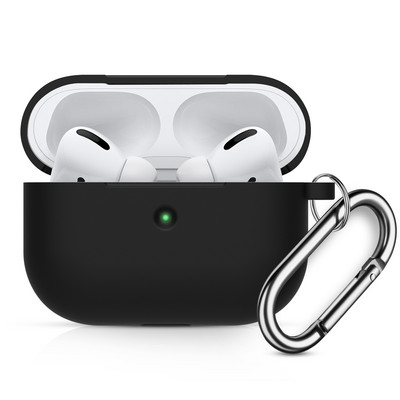 Za AirPods Pro kućište Bežične Bluetooth slušalice Zaštitna za AirPods Pro Silikonski poklopac Dodaci za slušalice s karabinerom