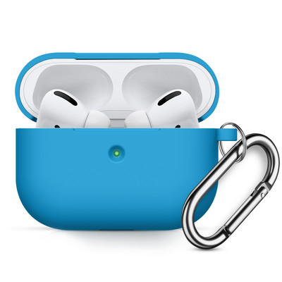 Za AirPods Pro kućište Bežične Bluetooth slušalice Zaštitna za AirPods Pro Silikonski poklopac Dodaci za slušalice s karabinerom