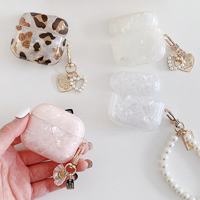 Za AirPods Pro Case Mekana silikonska maska za AirPods 3 Case Za airpods 3 pro 2 1 funda girls pearl shell coque za airpod 3 pro