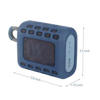 Прахоустойчив силиконов калъф за JBL GO 3 GO3 Защитен капак Shell Anti-fall Speaker Case Аксесоари за високоговорители BT